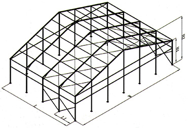 小跨度倉儲(chǔ)篷房