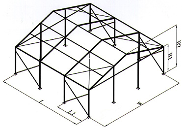 大跨度辦公室篷房 大跨度辦公室篷房